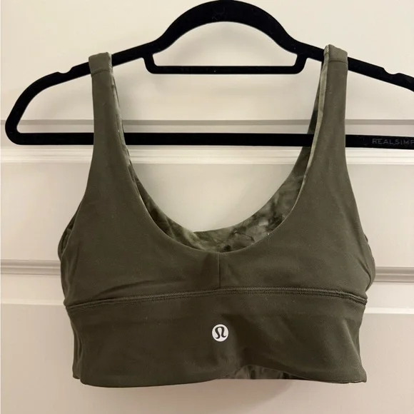 REVERSIBLE lululemon align bra diamond dye / dark olive - Picture 4 of 4